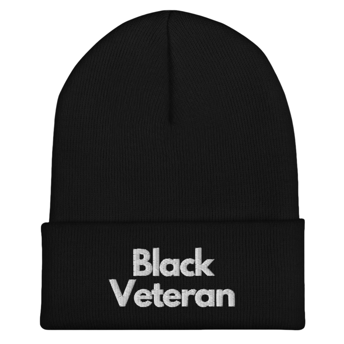 black veteran beanie