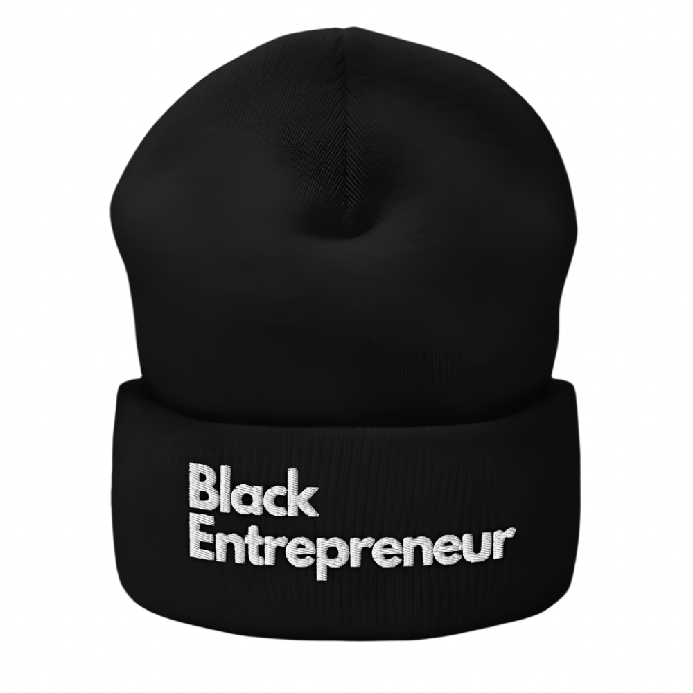 black entrepreneur beanie
