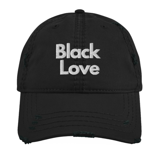 Black Love Dad Hat