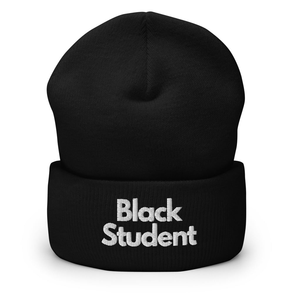 Black Student Beanie