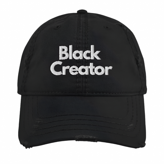 black creator dad hat