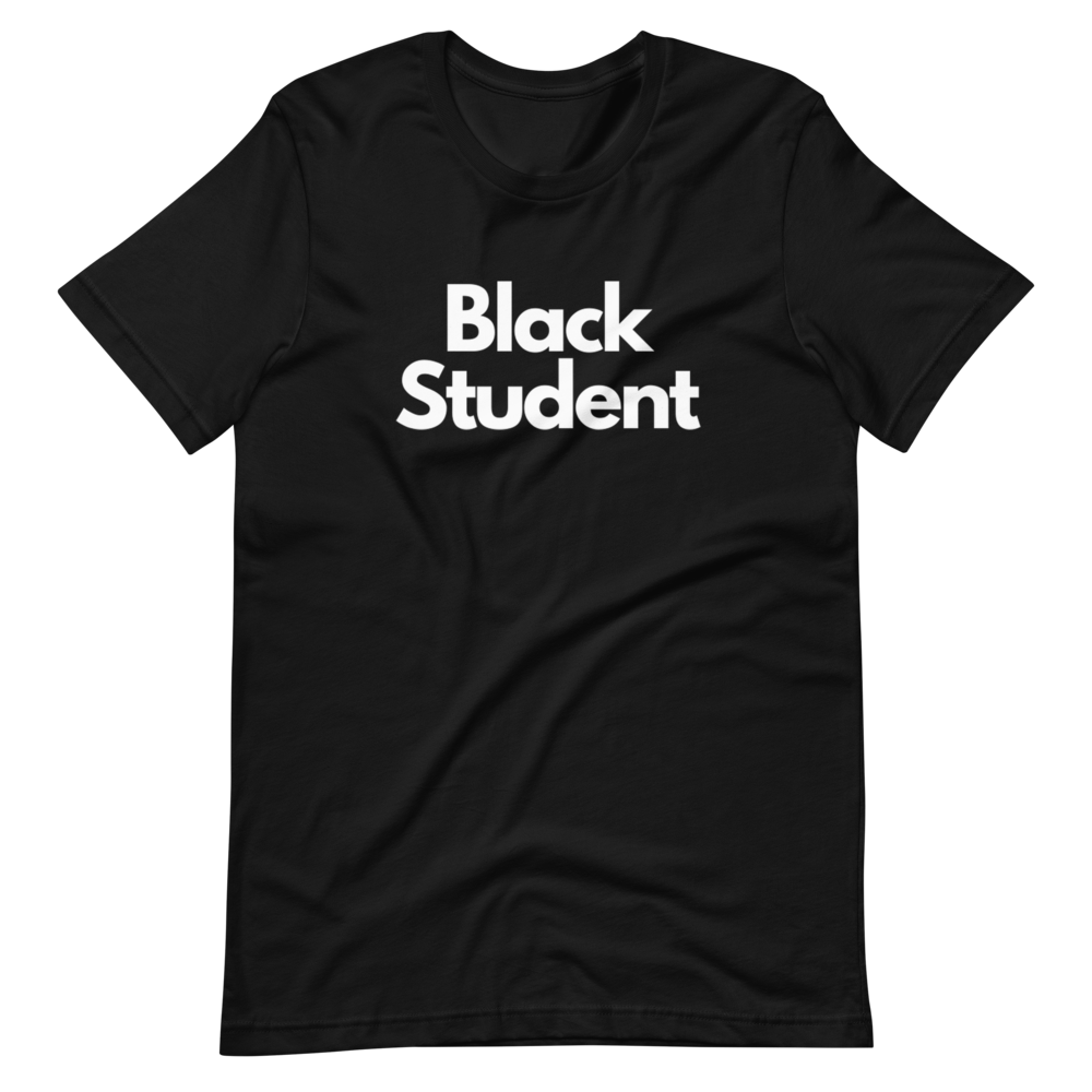 Black Student T-Shirt