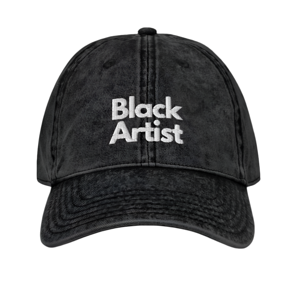 Black Artist Denim Cap