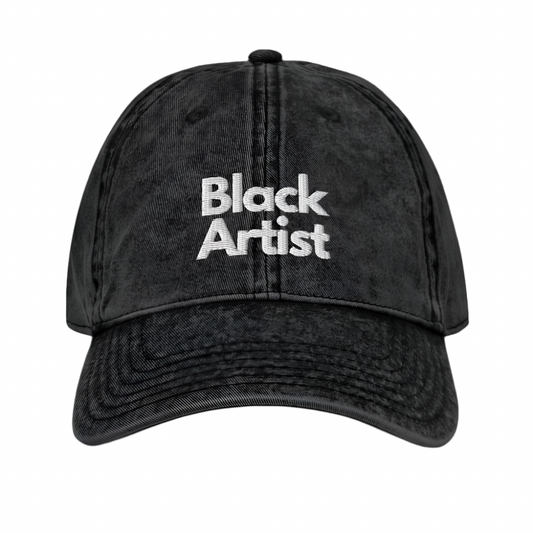 Black Artist Denim Cap